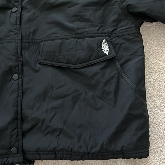 NEW! Free People Movement Off The Bleachers Coaches Jacket Black Size Me… - Picture 10 of 10